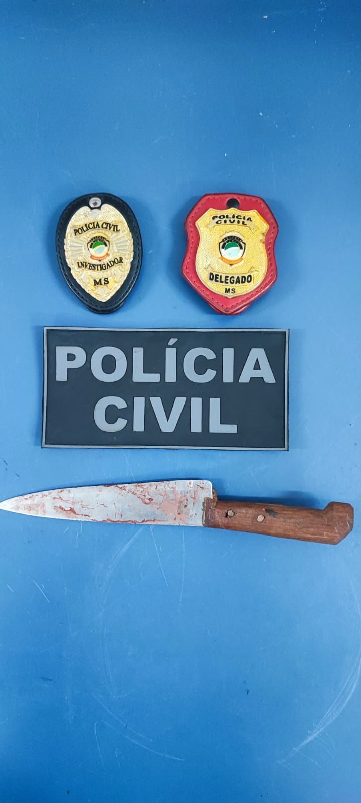 Homem é preso em flagrante após esfaquear o próprio sobrinho em Miranda