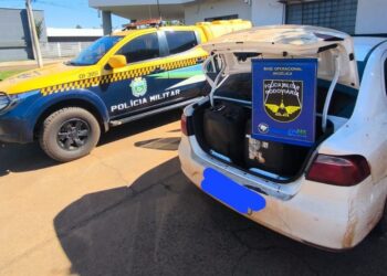 PMR apreende 350 litros de etanol transportados ilegalmente em carro de passeio