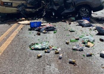 Vídeo: duas pessoas morrem em grave acidente na BR-262 no Indubrasil 