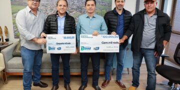 Coronel David comemora 101 anos de Maracaju e entrega emendas no valor de R$ 150 mil