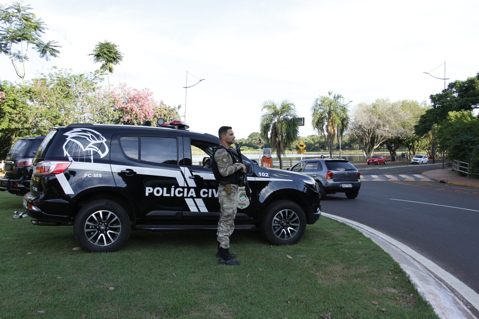 Procurado por receptação é preso pelo GOI no Aero Rancho; suspeito tem histórico de crimes graves