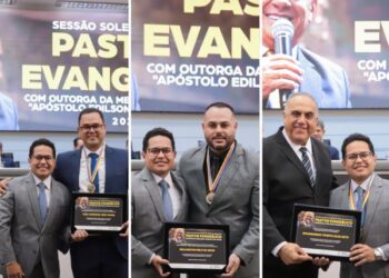 Papy entrega Medalha Apóstolo Edilson a pastores