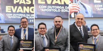Papy entrega Medalha Apóstolo Edilson a pastores