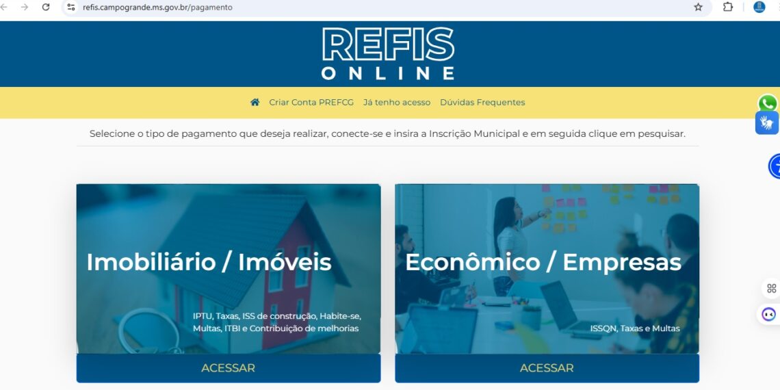 Feriado é oportunidade para regularizar débitos com o município pelo portal do Refis 2025