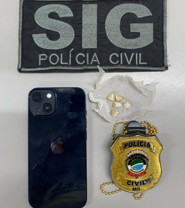 Trio de adolescentes é apreendido por roubo e tráfico de drogas em Naviraí