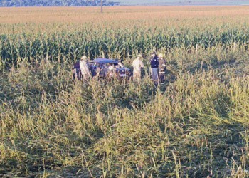 Mulher morre em capotamento na BR-376, em Ivinhema