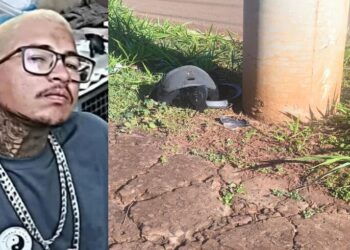 Motociclista morre ao bater em poste após se desequilibrar tentando falar com colega em Campo Grande