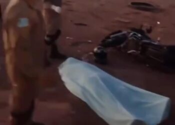 Vídeo: jovem morre em colisão com ônibus em Ribas do Rio Pardo