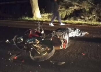 Dois morrem após colisão frontal entre motos na MS-156