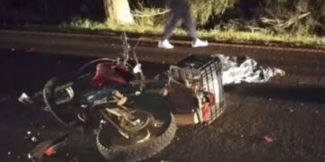 Dois morrem após colisão frontal entre motos na MS-156