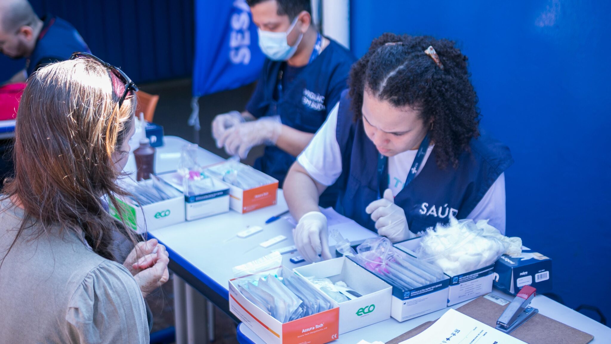 Ação de prevenção às hepatites em unidade de saúde é realizada em Campo Grande