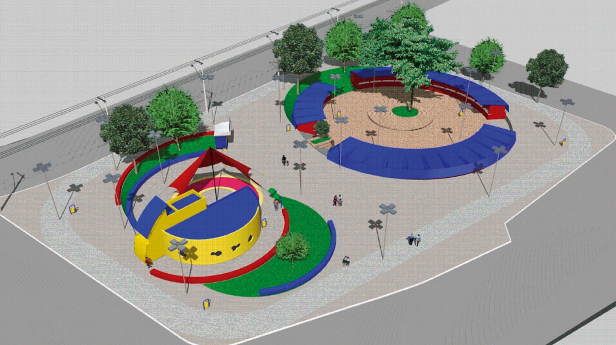 Revitalização da Praça dos Imigrantes terá foco cultural e melhorias para os artesãos
