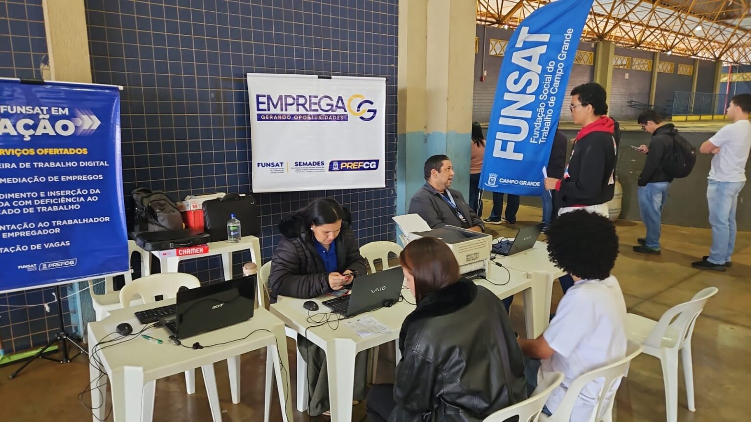 Emprega CG participa de evento da Junta Militar com 800 jovens