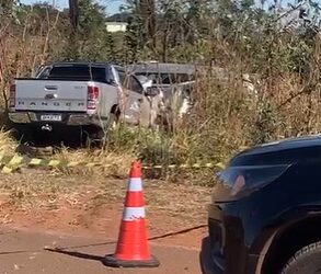 Colisão entre Polo e Ranger mata trabalhador na BR-163, em Campo Grande
