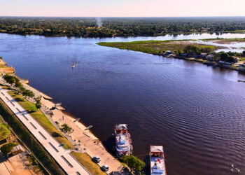 Por meio de recursos da SPU, Porto Murtinho inicia construção da Orla do Rio para impulsionar turismo na Rota Bioceânica