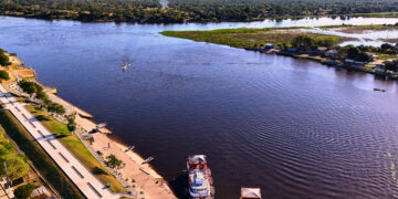 Por meio de recursos da SPU, Porto Murtinho inicia construção da Orla do Rio para impulsionar turismo na Rota Bioceânica