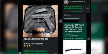 Mas gente! Grupo de whats tinha rifa de armas e PF faz operação em CG