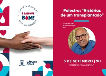 Câmara lança campanha “Campo Grande é Sangue Bom”, para incentivar doação de medula óssea