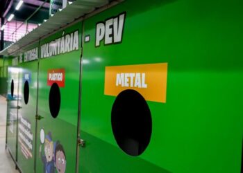 Escola no Jardim Noroeste ganha estação de reciclagem e foca em educação verde