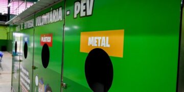 Escola no Jardim Noroeste ganha estação de reciclagem e foca em educação verde