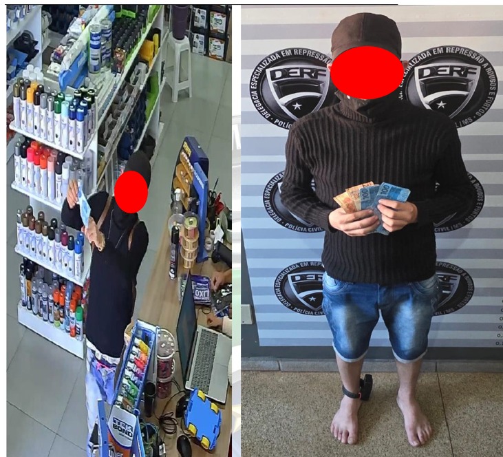 Preso jovem que fabricava e usava dinheiro falso em Campo Grande