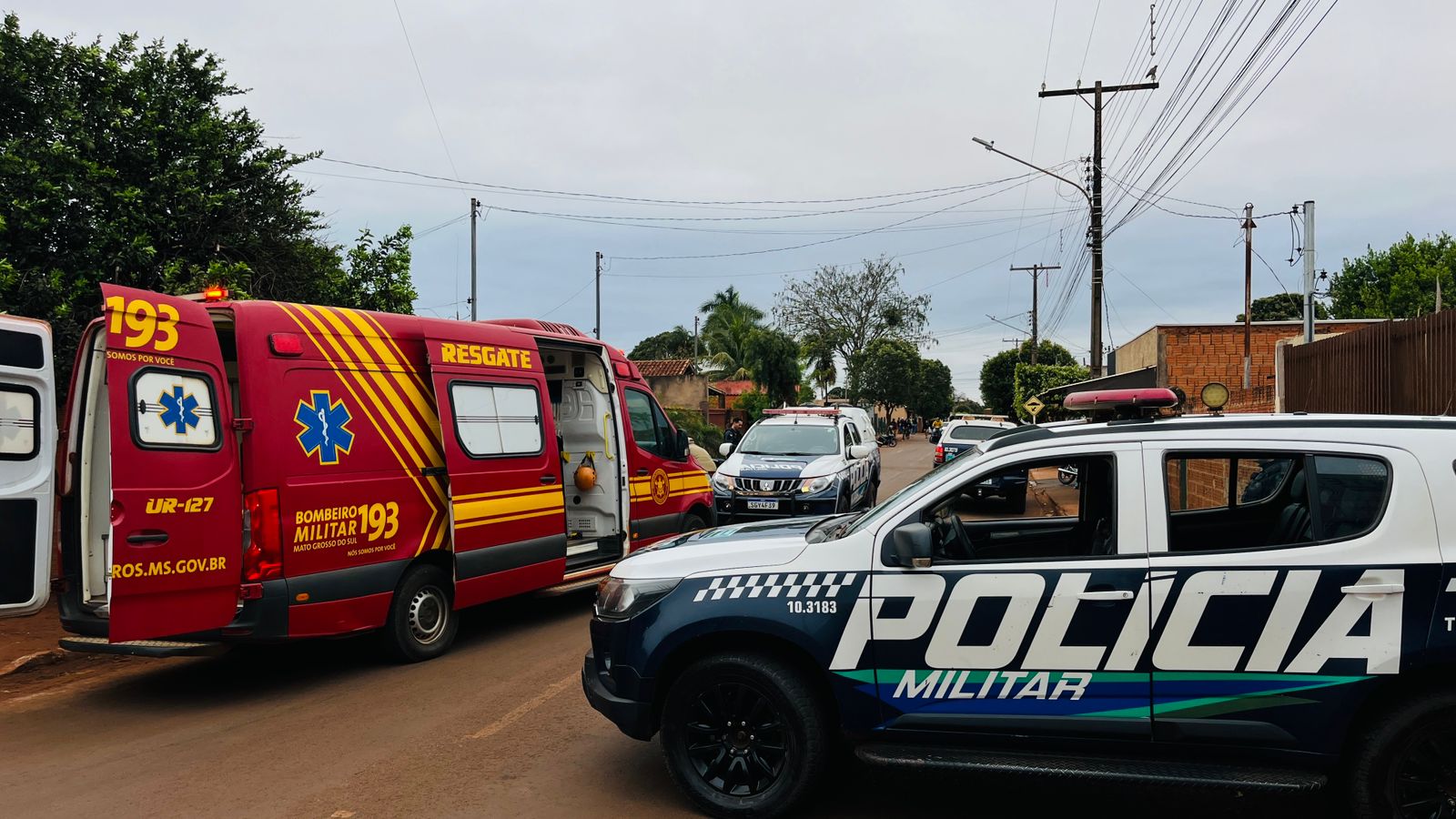 Homem leva tiro após agredir esposa e atacar policial em Sidrolândia