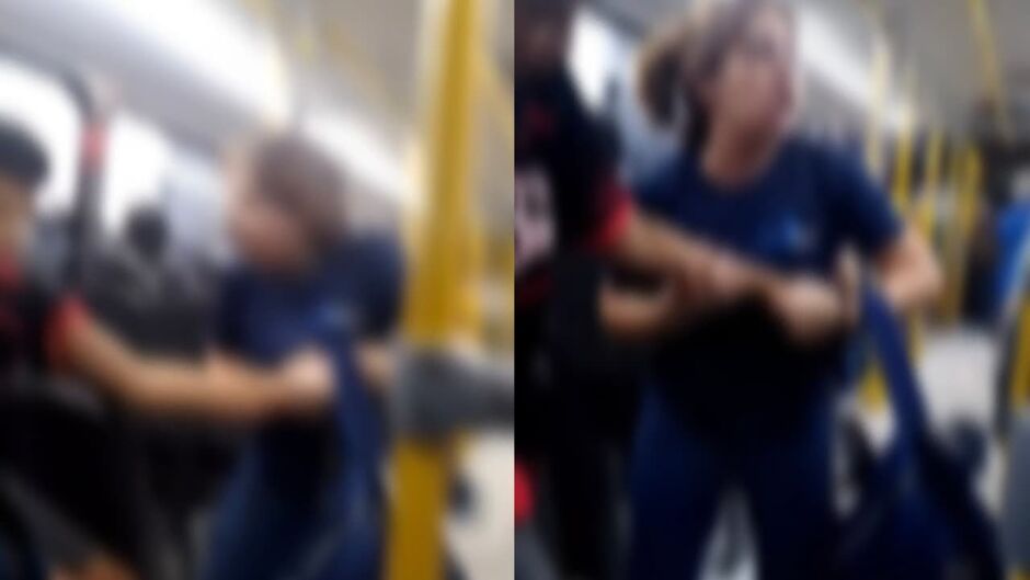 Mulher surta em ônibus vazio e agride estudante por causa de assento em Campo Grande