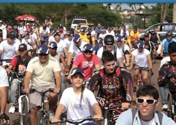 No Nova Lima, passeio Ciclístico pela Paz reforça mensagem de segurança no trânsito em toda Capital