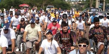 No Nova Lima, passeio Ciclístico pela Paz reforça mensagem de segurança no trânsito em toda Capital