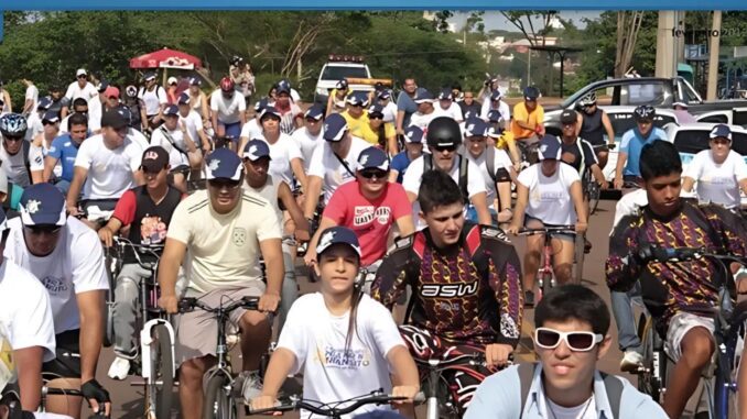No Nova Lima, passeio Ciclístico pela Paz reforça mensagem de segurança no trânsito em toda Capital