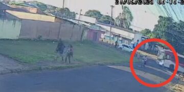 Vídeo: Homem perde braço após ser atropelado por ônibus na Nhanhá 