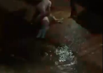 Vídeo: Motorista morre afogado após carro cair no Córrego Segredo