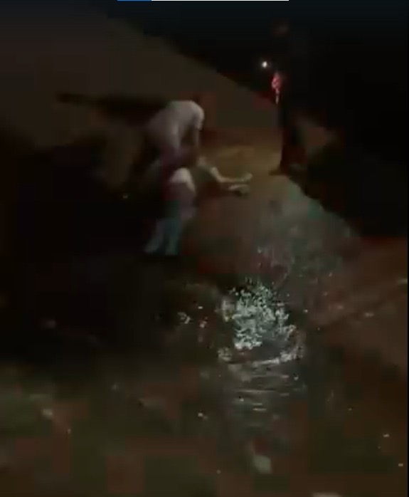 Vídeo: Motorista morre afogado após carro cair no Córrego Segredo