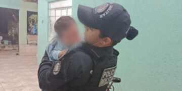 Polícia Militar salva bebê engasgado em Corumbá