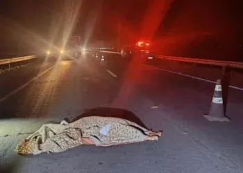 Mulher morre atropelada na BR-267 em Bataguassu e motorista fugiu sem prestar socorro