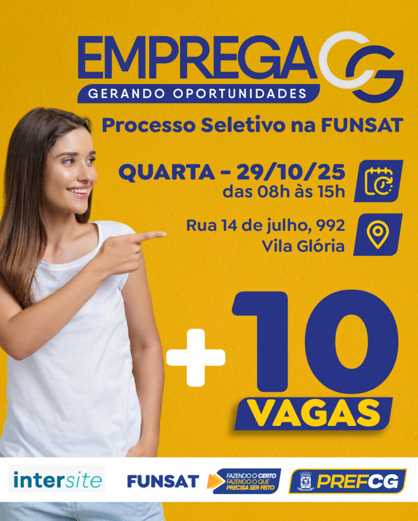 Quarta da Funsat terá ações exclusivas para 110 vagas e oportunidades em 154 profissões Quarta da Funsat terá ações exclusivas para 110 vagas e oportunidades em 154 profissões