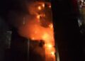 Incêndio destrói distribuidora de lubrificantes no Jardim América Incêndio destrói distribuidora de lubrificantes no Jardim América