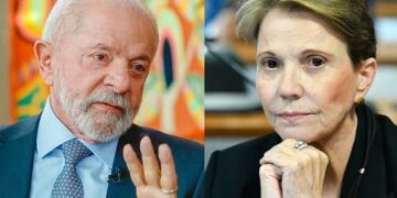 Tereza Cristina elogia diálogo entre Lula e Trump e Dudu Bolsonaro pira o cabeção