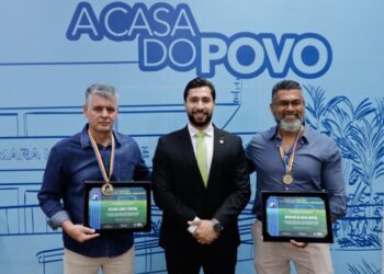 Vereador Fábio Rocha homenageia dois ícones do futebol amador de Campo Grande