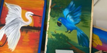 Bioparque Pantanal recebe exposição inclusiva com obras de crianças artistas PCDs