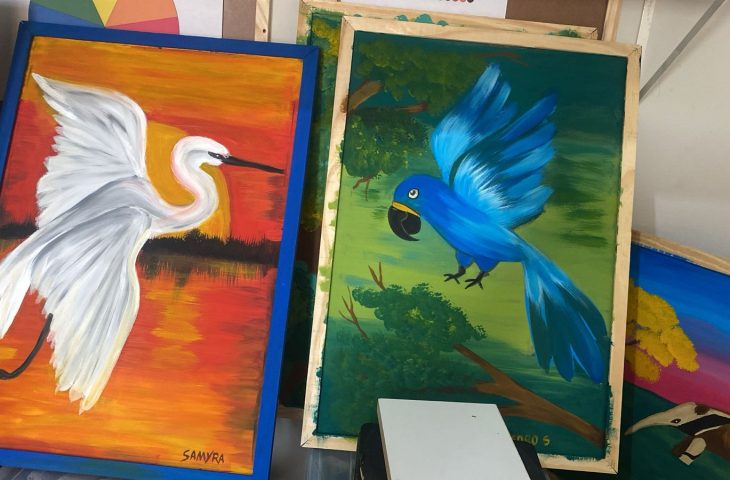 Bioparque Pantanal recebe exposição inclusiva com obras de crianças artistas PCDs