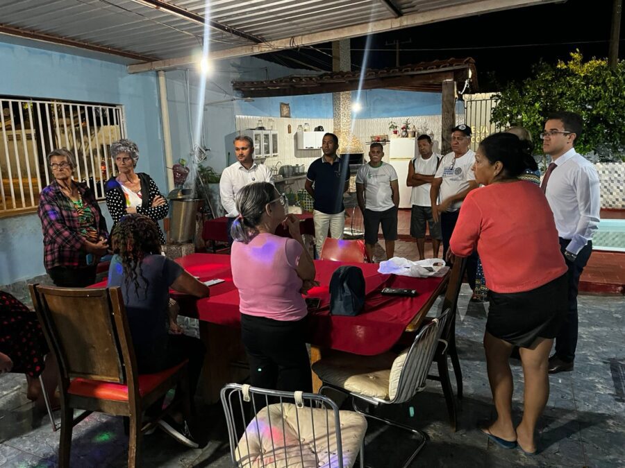 Vereador Leinha visita o bairro José Maksoud e conversa com moradores