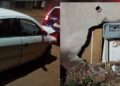 Motorista destrói muro de casa e é preso após tentar fugir em Campo Grande Motorista destrói muro de casa e é preso após tentar fugir em Campo Grande