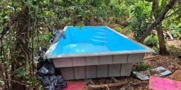 Dupla é presa após furtar piscina de loja na Afonso Pena (vídeo)