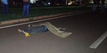 Fatalidade na MS-156: Caminhão carregado de aves atropela e mata idoso em Dourados