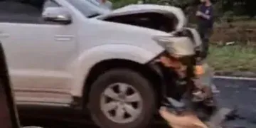 Motociclista morre após bater de frente contra caminhonete em Camapuã