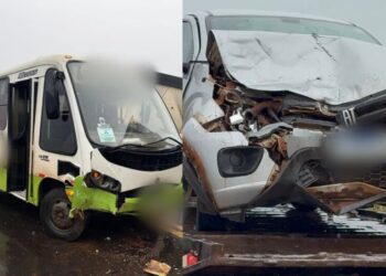 Acidente entre carro e micro-ônibus deixa feridos na MS-276 em Batayporã