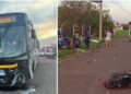 Grave acidente entre moto e ônibus mata tia e sobrinha em Três Lagoas Grave acidente entre moto e ônibus mata tia e sobrinha em Três Lagoas