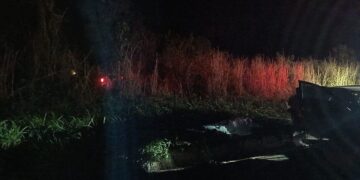 Acidente entre dois carros deixa uma pessoa morta na BR-267, em Nova Andradina