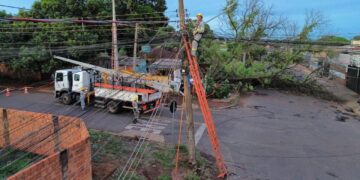 Campo Grande: mais de 99% dos clientes já têm energia restabelecida após temporal
